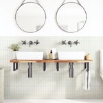 vidaXL Dessus de table 140x40x4 cm rectangulaire bois massif d'acacia