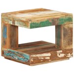 vidaXL Table basse 45x45x40 cm Bois de récupération massif