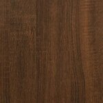 vidaXL Étagères murales sous forme cube 4 Pièces chêne marron 30x15x30cm