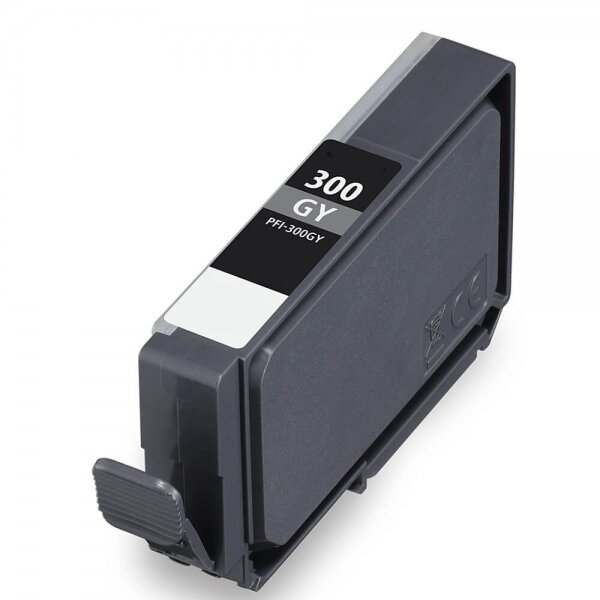 Cartouche compatible Canon PFI300 gris - Remplace 4200C001/PFI300GY
