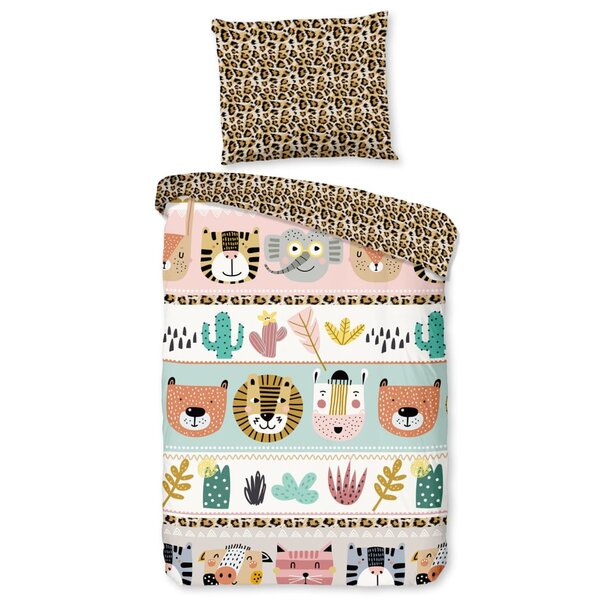 Good Morning Housse de couette enfant FRIENDS 100x135 cm Multicolore