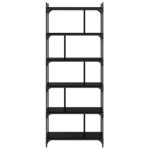 vidaXL Bibliothèque Chêne noir 76 x 32 x 192 cm Bois d'ingénierie