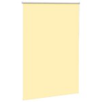 vidaXL Store enrouleur occultant jaune largeur du tissu 85 7 cm