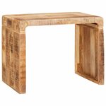vidaXL Table d'appoint Marron 60 x 35 x 45 cm bois de manguier massif