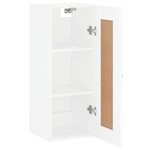 vidaXL Armoire murale blanc 34 5x34x90 cm bois d'ingénierie