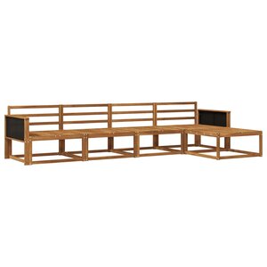 vidaXL Ensemble de canapés d'extérieur 5 pc Naturel