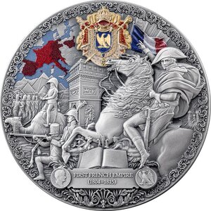 Pièce de monnaie en Argent 2000 Francs g 62.2 (2 oz) Millésime 2025 Legacy of the Greatest Empires FRENCH EMPIRE