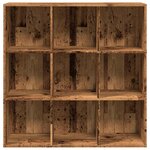 vidaXL Armoire à livres vieux bois 98x29x97 5 cm
