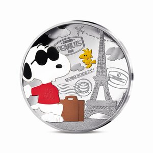 Snoopy Monnaie de 10€ Argent