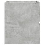 vidaXL Armoire de salle de bain suspendue gris béton bois d'ingénierie