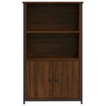 vidaXL Buffet haut chêne marron 62x32x103 5 cm bois d'ingénierie