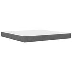 vidaXL Cadre de lit avec tête de lit Gris foncé 180 x 200 cm Velours