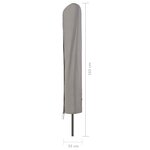 Madison Housse pour parasol sur pied 165x25 cm Gris