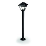 Philips alpenglow lampe de jardin - noire - 1x9.5w - 230v