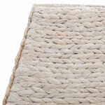 vidaXL Collier de sapin de Noël Blanc 60 x 60 x 28 cm Jacinthe d'eau