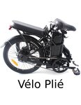 Wegoboard - vélo citybike + 1 batterie supplémentaire (jusqu'à 100 km d'autonomie) - argent