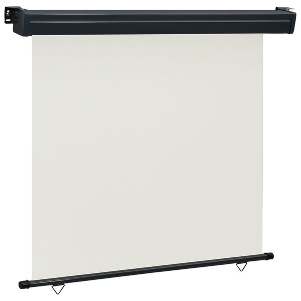 vidaXL Auvent latéral de balcon 175x250 cm Crème