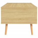 vidaXL Table basse Chêne Sonoma 100x49 5x43 cm Bois d'ingénierie