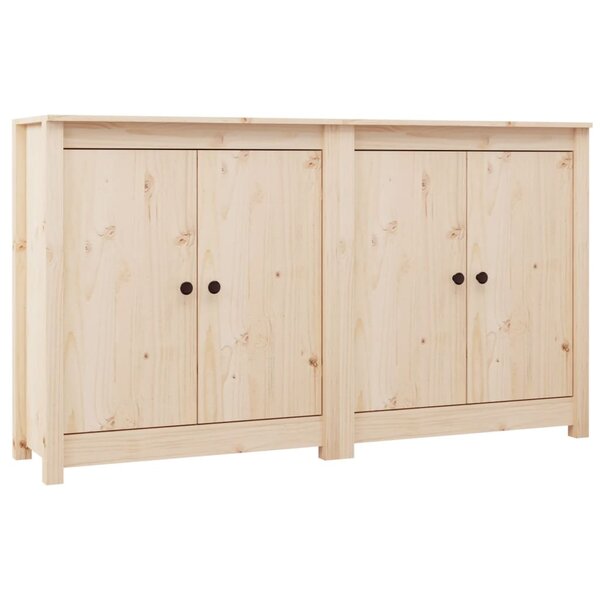 vidaXL Buffets 2 Pièces 70x35x80 cm bois massif de pin