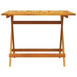 Ensemble de salle à manger de jardin 5 pièces - Bois d'acacia solide