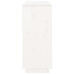 vidaXL Buffet Blanc 104 5x34x80 cm Bois massif de pin