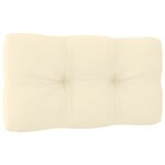 vidaXL Salon de jardin 7 Pièces avec coussins Marron miel Bois de pin