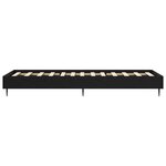 vidaXL Cadre de lit Chêne noir 80 x 200 cm Bois d'ingénierie