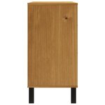 vidaXL Commode FLAM 110x40x80 cm bois de pin massif