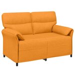 vidaXL Canapé 100  polyester  cadre en métal  MDF  Contreplaqué