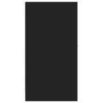 vidaXL Armoire d'apothicaire noir 30x41x77 5 cm bois d'ingénierie