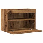vidaXL Meuble TV mural Bois ancien 60 x 30 x 40 cm Bois d'ingénierie