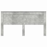 vidaXL Tête de lit Gris béton 180 cm Bois d'ingénierie