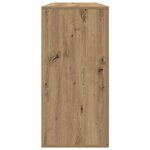 vidaXL Buffet 2 Pièces Chêne artisanal 79 x 38 x 80 cm Bois d'ingénierie