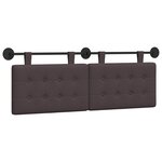 vidaXL Tête de lit suspendue Tissu