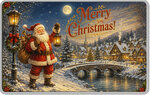 Monnaie MERRY CHRISTMAS POSTCARD Metal 500 Francs Cameroon 2026 (PRÉCOMMANDE)