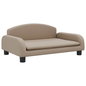 vidaXL Canapé pour enfants cappuccino 70x45x30 cm similicuir