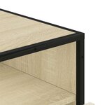 vidaXL Commode chêne sonoma 70x41x70 cm bois d'ingénierie