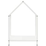 vidaXL Portant de bois chauffage blanc 40x25x60 cm