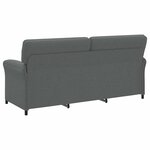 vidaXL Canapé 100  polyester  cadre en métal  MDF  Contreplaqué