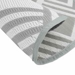 vidaXL Tapis d'extérieur ARAKIL gris Ø120 cm PP
