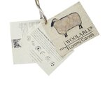 Tapis contemporain en laine beige chiné - 200 X 300 cm