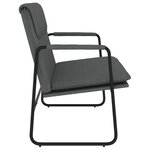 Banc banquette 100 x 64 x 80 cm tissu gris foncé 02_0010566