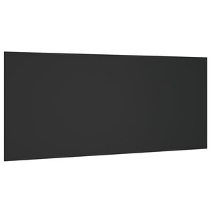 vidaXL Tête de lit Noir 200x1 5x80 cm Bois d'ingénierie