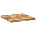 vidaXL Dessus de table carré 60x60x4 cm bois massif d'acacia