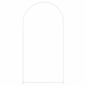 vidaXL Arche de mariage Blanc 100 x 39 x 200 cm Acier