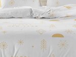 Parure de lit Noël 240 x 220 cm - Doré