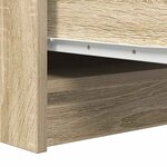 vidaXL Buffet chêne sonoma 29 5x34x76 cm bois d'ingénierie