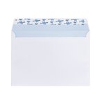 Enveloppe blanche, format c5, 229 x 162 mm, avec fenêtre, 100 g/m², fermeture avec bande autoadhésive (paquet 200 unités)