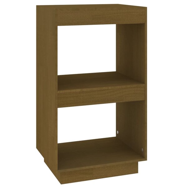 vidaXL Bibliothèque Marron miel 40x35x71 cm Bois de pin massif