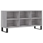 vidaXL Meuble TV sonoma gris 103 5x30x50 cm bois d'ingénierie